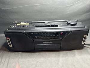 Vintage Magnavox Portable AM FM Radio Boombox Cassette Player Recorder